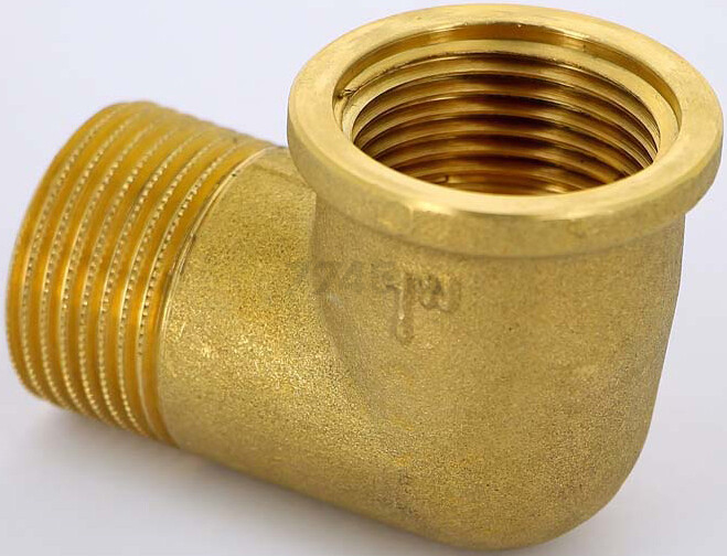 Угольник латунный 1" с внутренней-наружной резьбой UNI-FITT (611G4400) - Фото 3